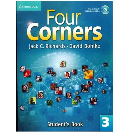کتاب زبان Four Corners 3 Students Book + Workbook