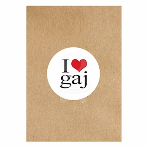 دفتر ۶۰ برگ شکلاتی زبان(دوخط) طرح I love گاج