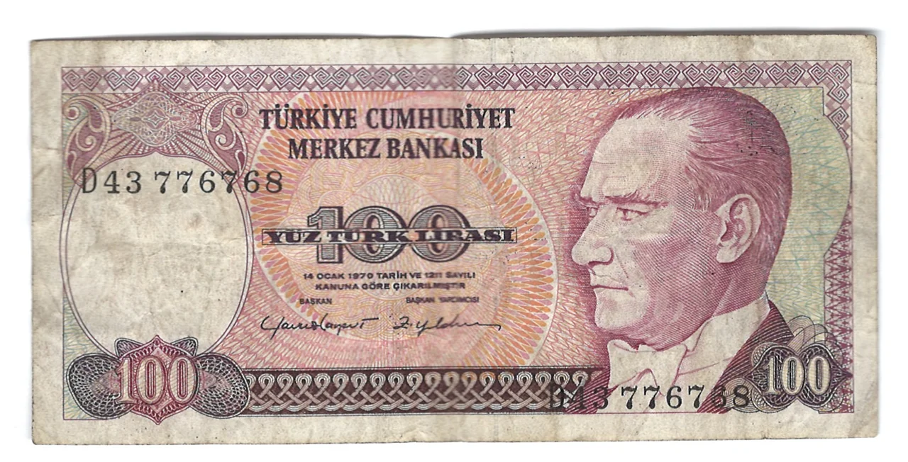 ۱۰۰ لیر ترکیه