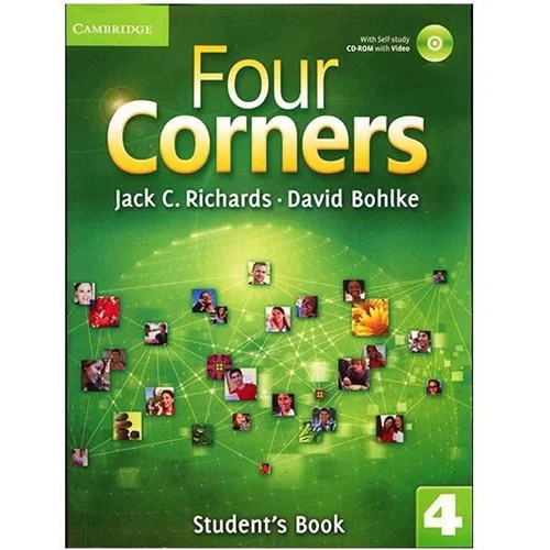 کتاب زبان Four Corners 4 Students Book + Workbook