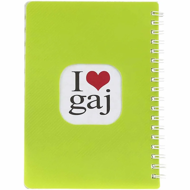 دفترچه یادداشت 60 برگ طرح I love Gaj گاجکو